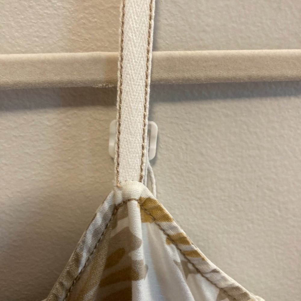 Sundress Free People Sz 10 Women's Linen Blend Sleeveless Floral Cottage - Picture 8 of 15